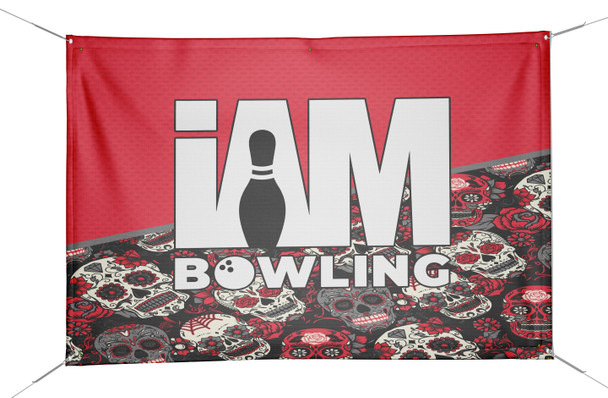 Scarlet Dia De Los Muertos Banner