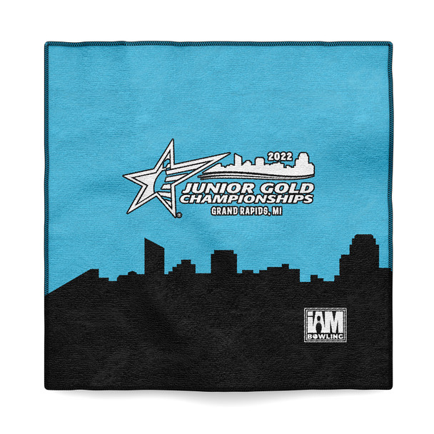 Jr Gold 2022 Official DS Bowling Microfiber Towel - JG064-TW