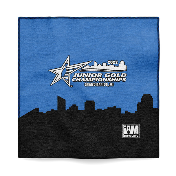 Jr Gold 2022 Official DS Bowling Microfiber Towel - JG065-TW