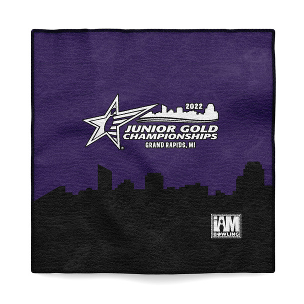 Jr Gold 2022 Official DS Bowling Microfiber Towel - JG067-TW
