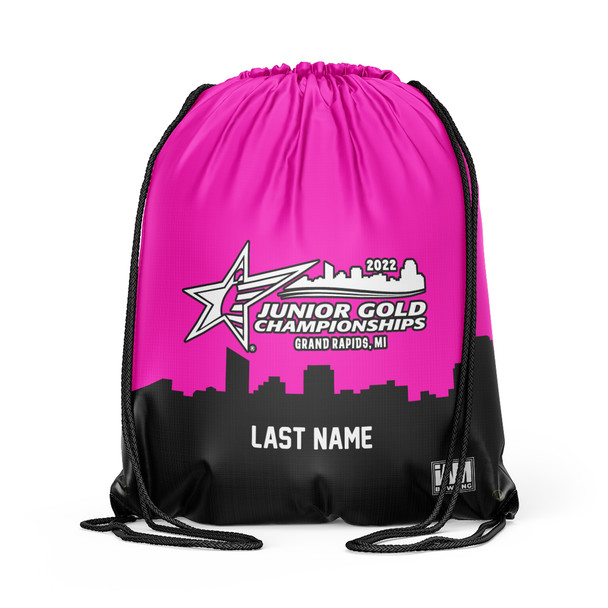 Jr Gold 2022 Official DS Bowling Drawstring Backpack - JG068-DB