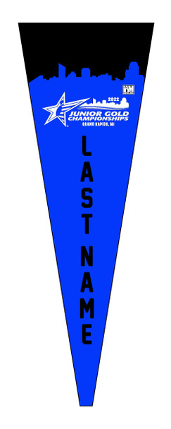 Jr Gold 2022 Official DS Bowling Pennant - JG069-PP