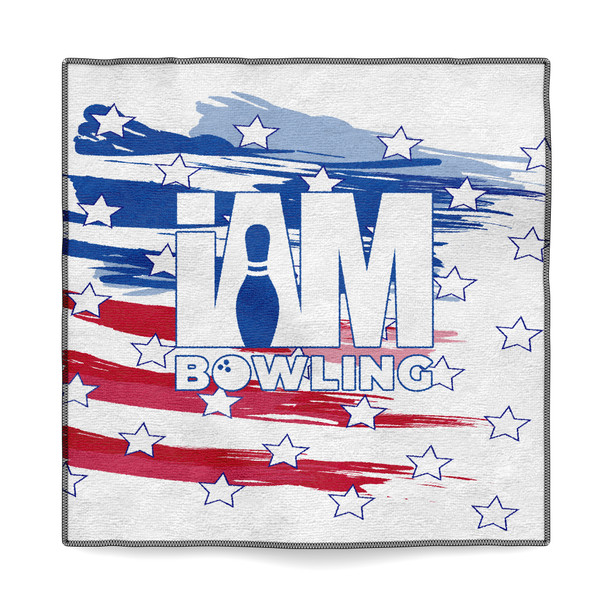 Paint Brushed Old Glory Microfiber Towel