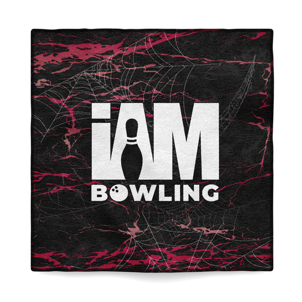 Pink Spider Web Microfiber Towel