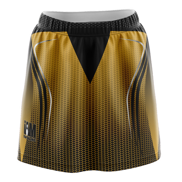 Black & Gold Honeycomb Skirt