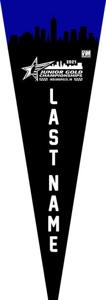 Jr Gold 2021 Official DS Bowling Pennant - JG038-PP