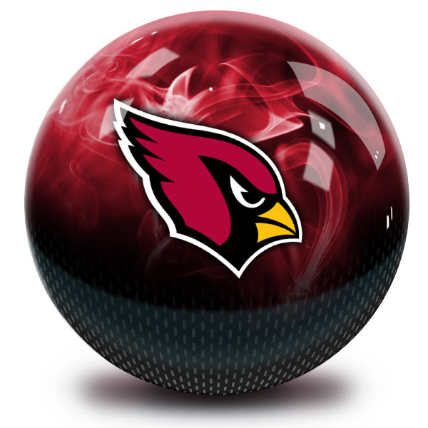OTB NFL Arizona Cardinals On Fire Bowling Ball