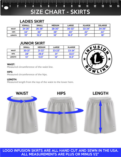 Official HBT Monochrome  King of the Islands Bowling Skirt