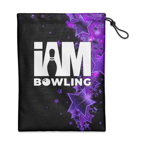 Purple Stars Shoe Bag