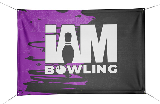 Purple Spatter Banner