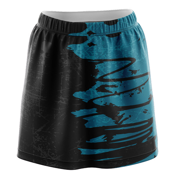 Teal Splatter Skirt