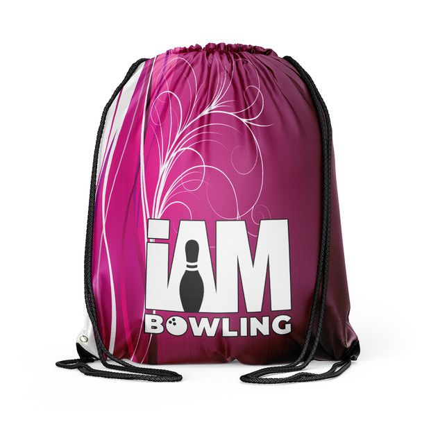 Wisp of Pink Drawstring Backpack