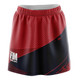 Black & Red Incision Skirt
