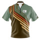 Express - Green Striped Mosaic Bowling Jersey