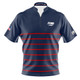 Signature - Blue with Red Thin Lines (Storm USA) Bowling Jersey