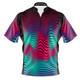 Build Your Own Wavy Colored Ripples Bowling Jersey