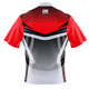 Build Your Own Red Over Gray Colorblock Bowling Jersey