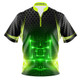 Build Your Own Green Neon Matrix Bowling Jersey