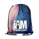 Bubblegum Swirl Drawstring Backpack