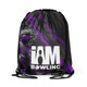 Violet Camouflage Drawstring Backpack