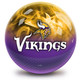 OTB NFL Minnesota Vikings On Fire Bowling Ball