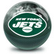 OTB NFL New York Jets On Fire Bowling Ball