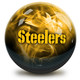 OTB NFL Pittsburgh Steelers On Fire Bowling Ball