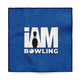 Solid Blue Microfiber Towel