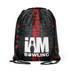 Crimson Divide Drawstring Backpack