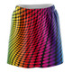 Rainbow Wavy Dotscape Skirt