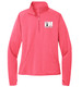 I AM Bowling™ White Logo Women's Stretch 1/2-Zip Pullover Jacket