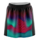 Wavy Colored Ripples Skirt