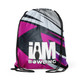 Magenta Surge Drawstring Backpack