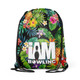 Tropical Aloha Drawstring Backpack