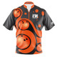 Signature Orange Retro Bowling Balls Bowling Jersey
