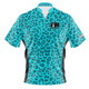 Signature Teal Cheetah Print Bowling Jersey