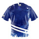 Express Blue & White Drift Bowling Jersey