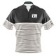 Express Gray Wavy Contrast Bowling Jersey