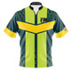 Express Green Striped Hex Bowling Jersey