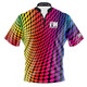 Express Rainbow Wavy Dotscape Bowling Jersey