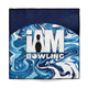 Blue Ice Swirls Microfiber Towel