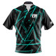 Express Teal Blitz Bowling Jersey