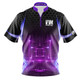 Express Purple Neon Matrix Bowling Jersey