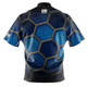 Express Blue Hex Matrix Bowling Jersey