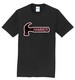 Hammer Black Logo with Pink Outline Tee