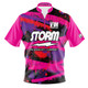 READY-2-SHIP Storm Neon Paint Splatter Bowling Jersey