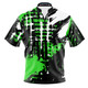 Build Your Own Green Urban Splatter Bowling Jersey