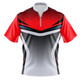 Build Your Own Red Over Gray Colorblock Bowling Jersey