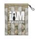 Striped Army Camo Shoe Bag