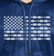 White Patriotic Pins & Balls Camo Hoodie